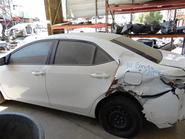 2014 Toyota Corolla LE White 1.8L AT #Z24758